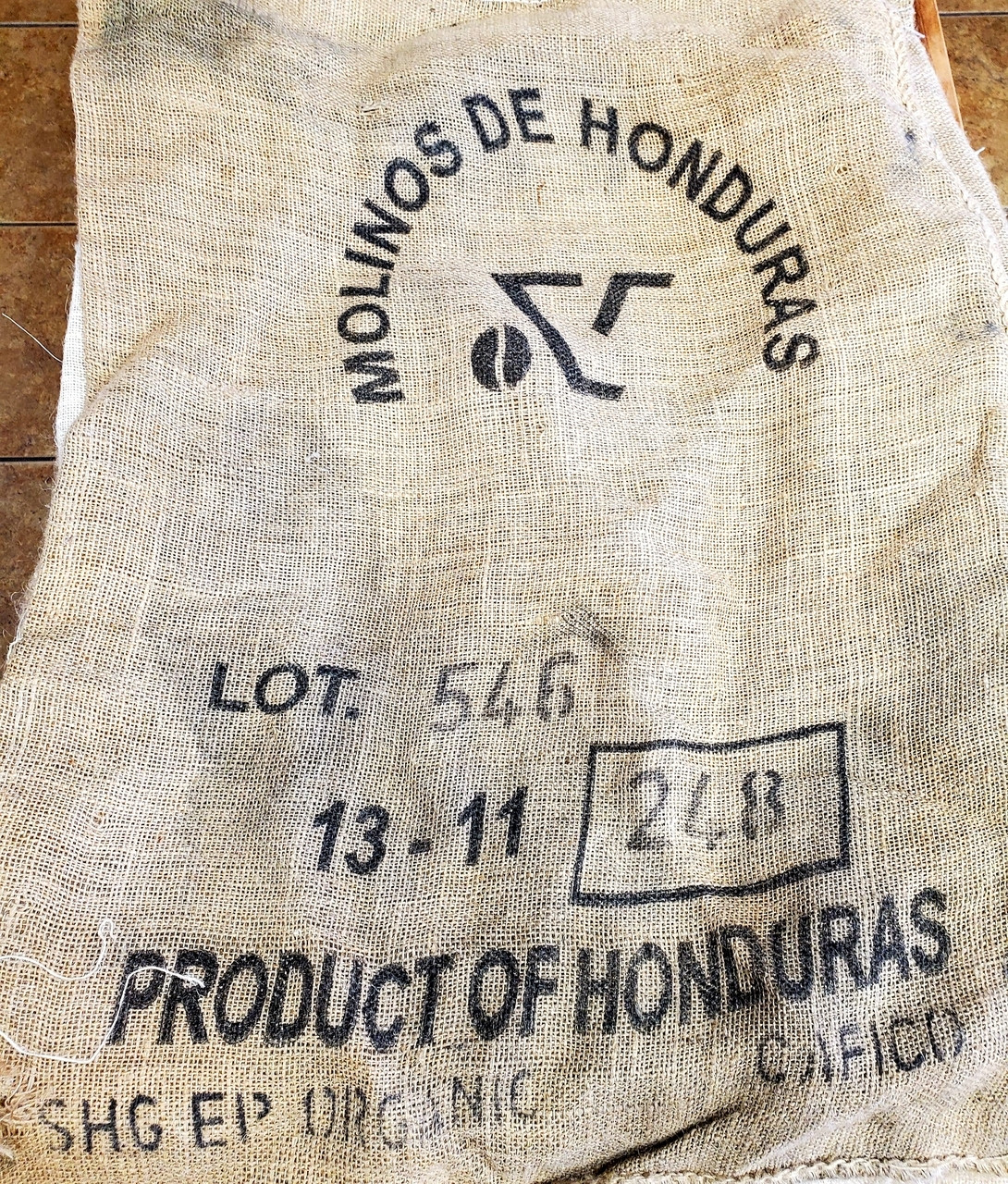 Empty Coffee Bags Burlap Beast Master Coffee