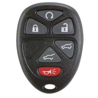 Keyless Entry Key Remote Fob for GM, Chevrolet, and GMC 22951510 with Rear Hatch, Power Liftgate, & Remote Start Buttons