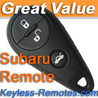 Subaru Keyless Entry Remote. Four Button Used/Refurbished