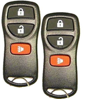 2 Keyless Entry Remote Replacement Key Fobs for Nissan and Infiniti KBRASTU15