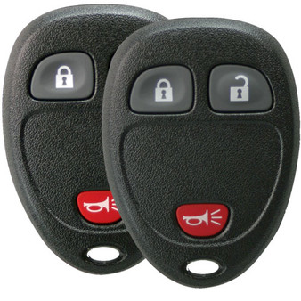 2 Keyless Entry Key Remote Fobs for GM, Chevrolet, and GMC 15913420 3-button