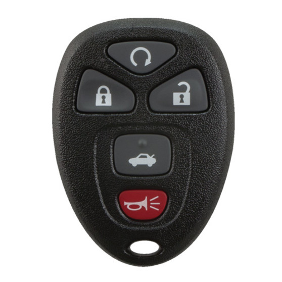 New Keyless Remote Key Fob Replacement 5-button with Remote Start for 22733524