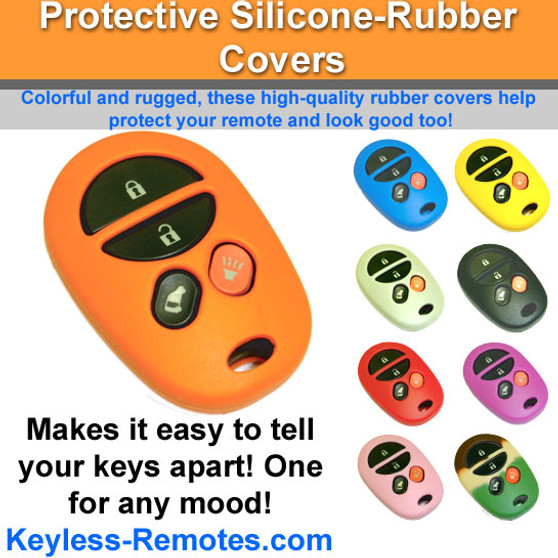 Toyota Keyless Remote Rubber Cover 4 Button