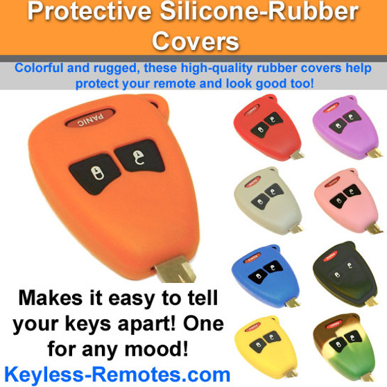 Chrysler Dodge Jeep  Keyless Entry Remote Protective Silicone-Rubber Cover