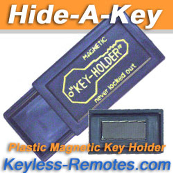 Plastic Hide-A-Key Magnetic Key-Holder Black