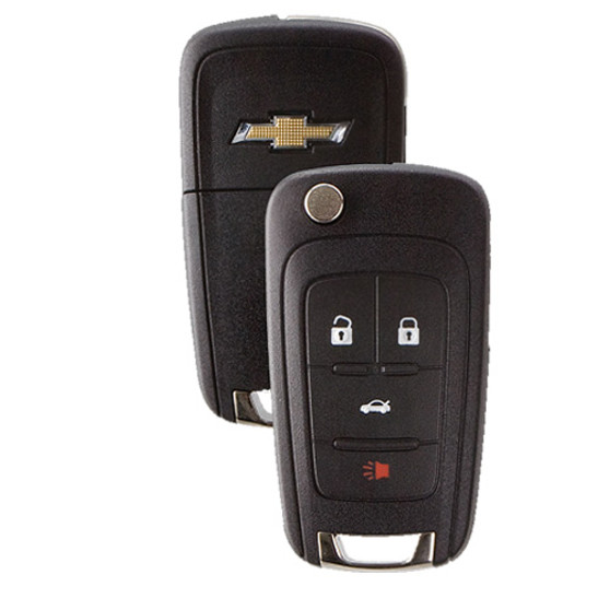 Chevrolet Flip Key Remote 4 Button