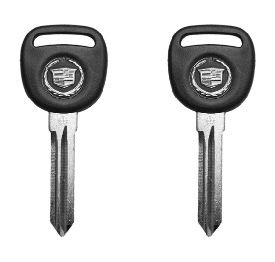 Transponder Chip Key Blank for Cadillac (2 PacK)