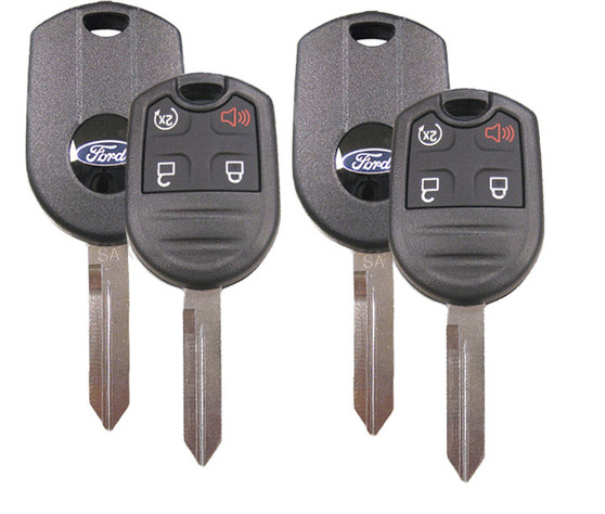 Two (2) Ford Keyless Remote Head Keys with Remote Start