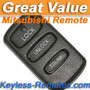 Mitsubishi Diamante Remote (Panic on back) - MIT 7210.4_B