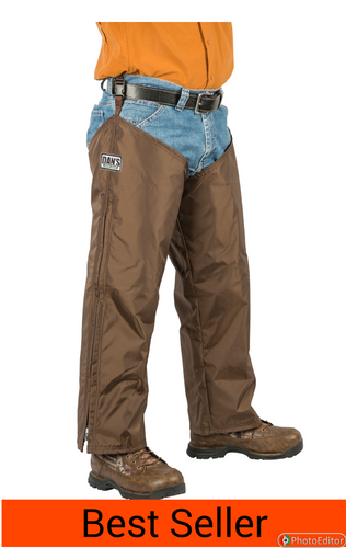 Dan's Hunting Gear 604 High 'N Dry Chaps w/ Zipper Briarproof  Windwalker Outdoors Montana U.S.A