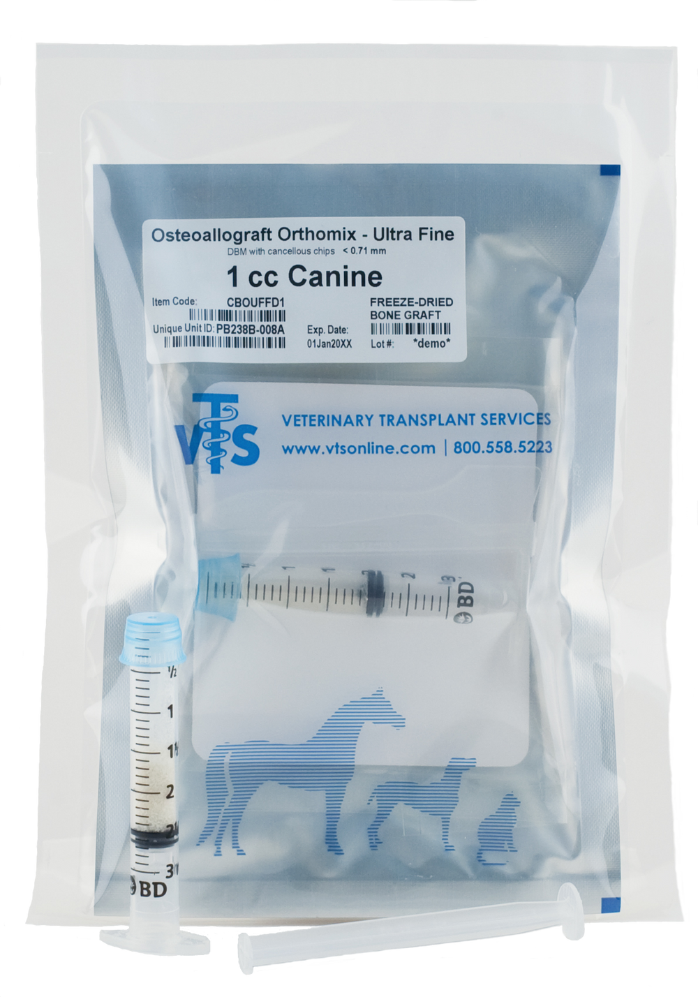 Product VTS Orthomix ULTRA FINE DBM Canine | CBOUFFD1 Image