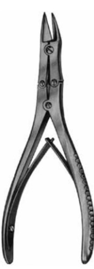 Product Vet Spectrum McIndoe Bone Cutting Forcep, 6.75" (17cm), Angled, Double Action | SAH.701702 Image