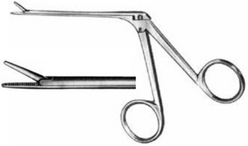 Product Vet Spectrum Hartmann Alligator Fcp., 3.25" (8 cm) WL, Serrated, Very Delicate Tip, (1.8x0.8x4 mm Jaw) | SAH.723109 Image