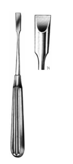 Product Vet Spectrum Adson Periosteal Elevator, 6.75" (17cm), Straight, Flat/Chisel Tip | SAH.780083 Image