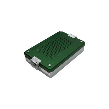 Product Vet Spectrum EverGreen Wide Sterilization Container Starter, Short 325mm x 192mm x 70mm, Green | SAH.SC-302 Image