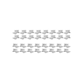 Product IMEX CrossCut Wedge Osteotomy Guide, Complete Set (32 guides) | 36-SKT Image