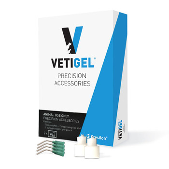 Product VETIGEL Two (2) Individually Pouched Accessory Kits: 2 Dental Tips, 1 Syringe Adapter/Pouch | ACC-01 Image