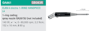 Product Aesculap ELAN 4 Electro 1-Ring Handpiece L4 | GA861 Image