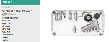 Product Aesculap Eccos Set for Acculan 4 Small Drill GA344, 106mm | GB257R Image