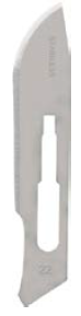 Product Spectrum Scalpel Blades, Size 22, Sterile, 100/Box | SAH.02-040-022 Image