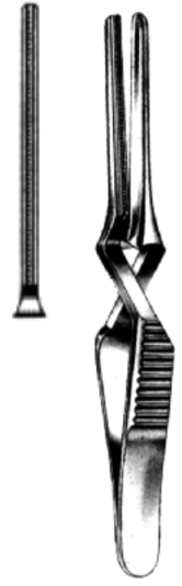 Product Spectrum Debakey Bulldog Clamp, 3.4" (8.5cm), Straight, Atraumatic Jaws, Cross Loaded | SAH.13-3125 Image