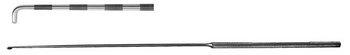 Product Spectrum Arthroscopy Hook Probe, 8.6", Long, Straight, 4.0 mm Dia Knurled Handle, 3.5mm Graduated Probe End | SAH.20-0811 Image