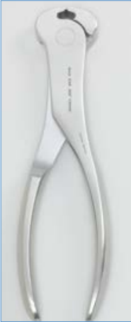 Product Spectrum Pin Cutter, 7.5" (19cm), Cannulated End Cutting, Cuts Up To 1/16" (1.6mm), Single Action | SAH.20-7021 Image