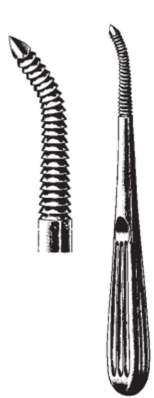 Product Spectrum Wiener Rasp, 7" (18cm), Slightly Angled, Sharp Pointed Tip | SAH.20-8517 Image