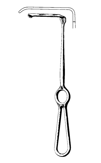 Product Spectrum Kocher-Langenbeck Retractor, 8.25" (21cm), 40x12mm Tip | SAH.20-9008 Image