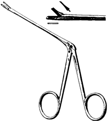 Product Spectrum Hartmann Alligator Forcep, 3.5" (8.5cm) Working Length, Narrow Duck Bill Bite | SAH.23-3207 Image