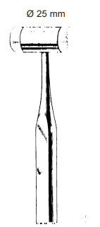 Product Spectrum Mallet, 7.25" (18.5cm), Nylon Caps, 135g | SAH.24-3369 Image