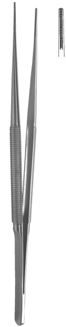 Product Spectrum Debakey Atraumatic Micro Forcep, 7" (18 cm), 2.0 mm Tips | SAH.30-3657 Image