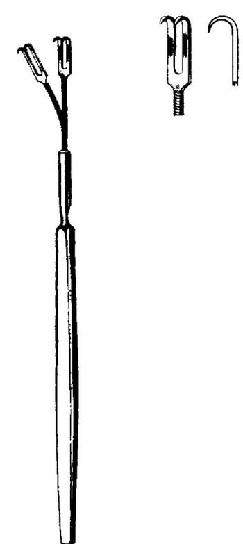 Product Spectrum Flexible Hook Retractor, 6.25" (16 cm), 2 Prong, Blunt | SAH.35-4016 Image