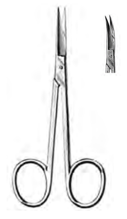Product Spectrum Iris Scissor, 3.5" (9cm), Curved | SAH.50-22112 Image