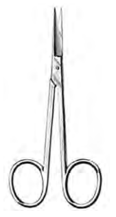Product Spectrum Iris Scissor, 4.5" (11cm), Curved, TC | SAH.50-2311 Image