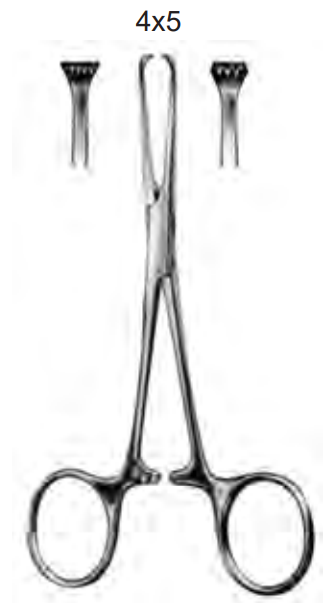 Product Spectrum Allis Tissue Forcep, 4.75", 4x5 Teeth | SAH.60-2501 Image