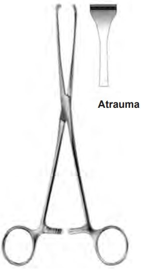Product Spectrum Allis Tissue Forcep, 6.25" (16cm), Straight, Atraumatic Jaws | SAH.60-3862 Image