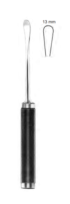 Product Vet Spectrum Cobb Elevator, 11" (28cm), Straight, 13mm Rounded Tip, Black Handle | SAH.700027 Image