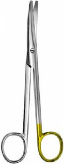 Product Vet Spectrum Mayo-Stille Scissor, 6.75" (17cm), Curved, Round Blades, Supercut | SAH.700523 Image