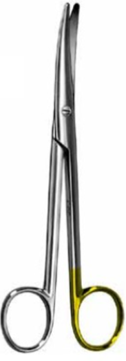 Product Vet Spectrum Mayo-Lexer Scissor, 6.25" (16cm), Curved, Round Blades, Supercut | SAH.700525 Image