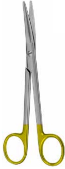 Product Vet Spectrum Mayo-Stille Scissor, 6" (15cm), Curved, Round Blades, TC | SAH.700528 Image