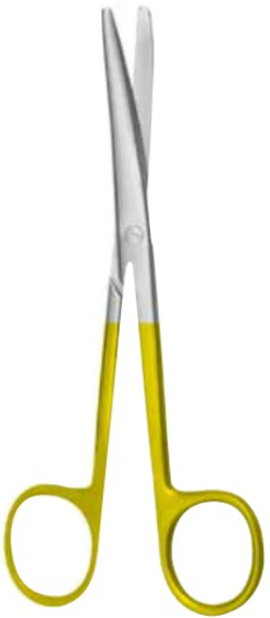 Product Vet Spectrum Mayo-Stille Scissor, 6" (15cm), Curved, Round Blades, TC and Supercut | SAH.700534 Image