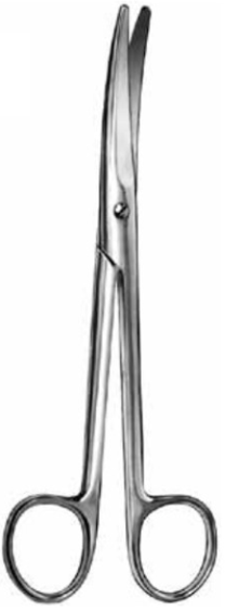 Product Vet Spectrum Mayo Scissor, 6" (15cm), Curved | SAH.700555 Image