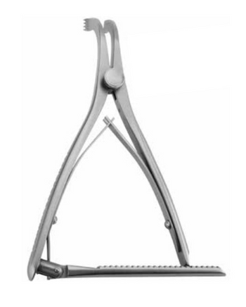 Product Vet Spectrum Inge Retractor, 6.5" (16.5cm), Standard, 4x4 Teeth, Ratchet | SAH.701193 Image