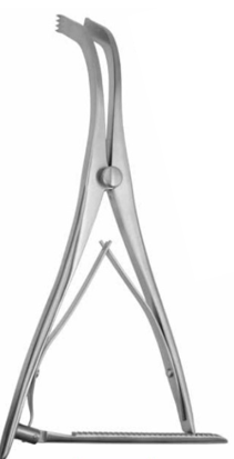 Product Vet Spectrum Inge Retractor, 10.75" (27cm), Standard, 4x4 Teeth, Ratchet | SAH.701194 Image
