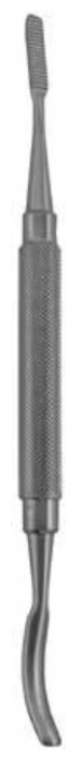 Product Vet Spectrum Polokoff Bone File/Rasp #64, 7" (18cm), Straight, Double Ended, Horizontal Serrated Rasping, 6mm/5mm | SAH.701666 Image