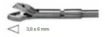 Product Vet Spectrum Interchangeable Biopsy Punch Shaft, 7.5" (19cm), Schuhmacher, 3.8x6mm Triangluar Tip | SAH.714941 Image