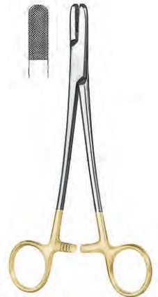 Product Vet Spectrum Berry Wire Twisting Forcep, 7" (18cm), Straight, Serrated, 6mm Rounded Tip | SAH.720241 Image