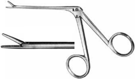 Product Vet Spectrum Hartmann Alligator Fcp., 3.25" (8 cm) WL, Serrated, Very Delicate Tip, (1.8x0.8x4 mm Jaw) | SAH.723109 Image