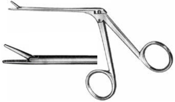 Product Vet Spectrum Hartmann Alligator Fcp., 3.25" (8 cm) WL, Serrated, Extra Delicate, (1.3x0.7x3.5 mm Jaw) | SAH.723114 Image